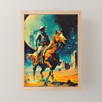 The Space Cowboy Mini Art Print Gallery Image 1