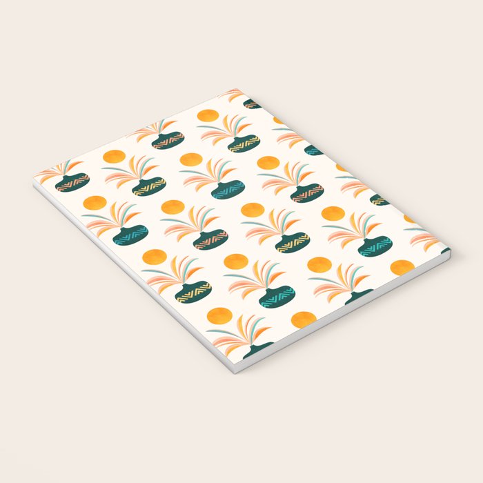 Sunny Palm Trees Pattern Notebook Gallery Image 3