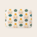 Sunny Palm Trees Pattern Bath Mat Gallery Image 1