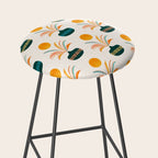 Sunny Palm Trees Pattern Stool Gallery Image 2