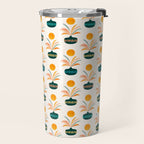 Sunny Palm Trees Pattern Travel Mug Gallery Image 2