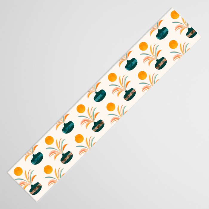 Sunny Palm Trees Pattern Table Runner Gallery Image 3