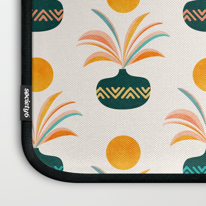Sunny Palm Trees Pattern Laptop Sleeve Gallery Image 3
