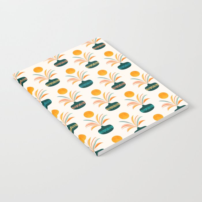 Sunny Palm Trees Pattern Notebook Gallery Image 2