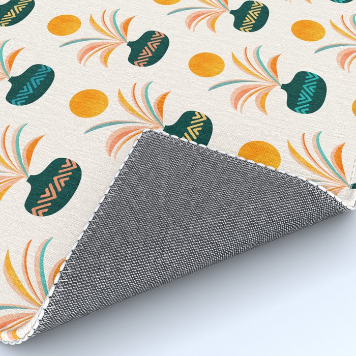 Sunny Palm Trees Pattern Rug Gallery Image 4