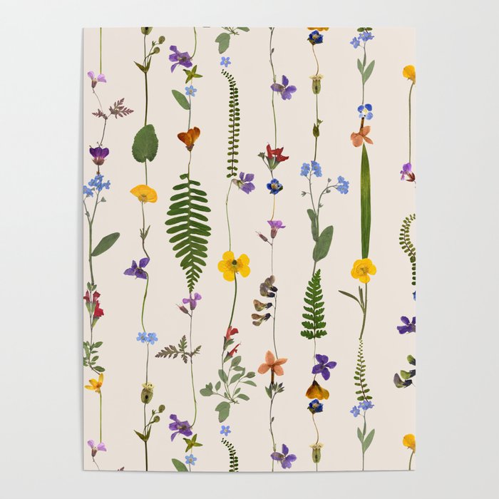 Pressed Florals Poster Gallery Image 1