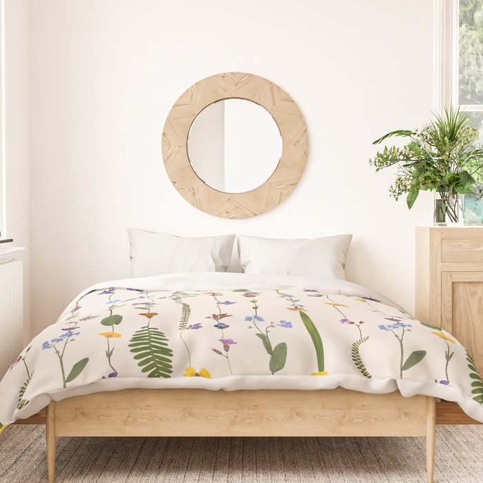 Pressed Florals Duvet Cover Gallery Image 3