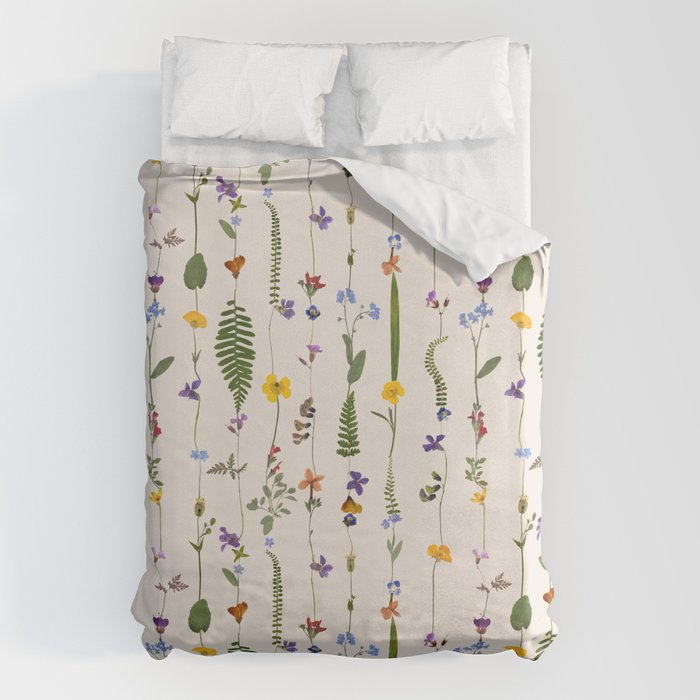 Pressed Florals Duvet Cover Gallery Image 6