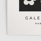 Les Fleurs | 02 - Flower Print Black And White Retro Flowers Wall Art Modern Decor Abstract Poster Gallery Image 3