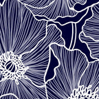 Indigo Poppies Coffee Mug Gallery Image 2