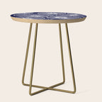 Indigo Poppies Side Table Gallery Image 1