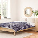Indigo Poppies Duvet Cover Gallery Image 2
