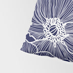 Indigo Poppies Pillow Sham Gallery Image 4