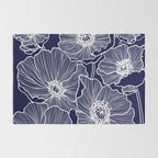 Indigo Poppies Rug Gallery Image 2