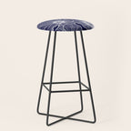 Indigo Poppies Stool Gallery Image 1