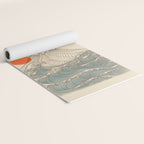 Mount Fuji the great wave  Yoga Mat Gallery Image 2