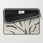 Ink Flower 1 Laptop Sleeve Gallery Image 2