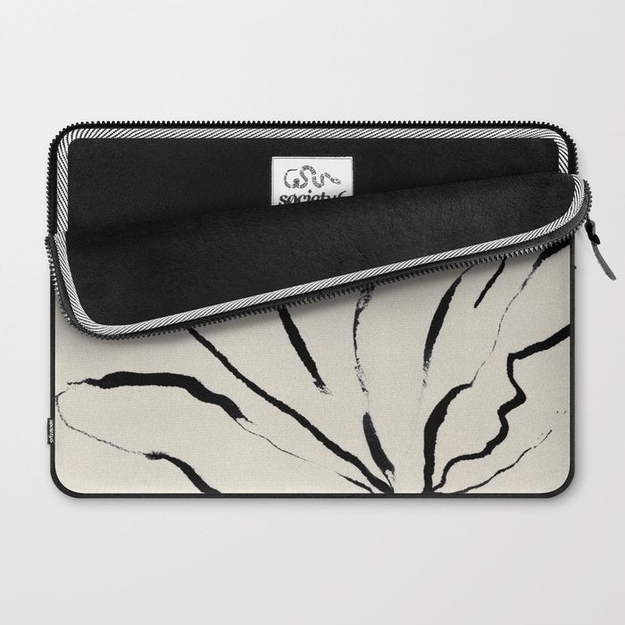 Ink Flower 1 Laptop Sleeve Gallery Image 2