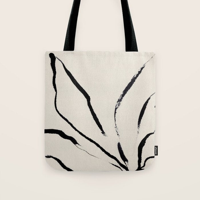 Ink Flower 1 Tote Bag Gallery Image 1