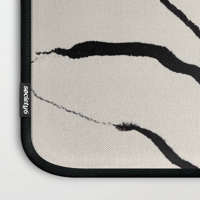 Ink Flower 1 Laptop Sleeve Gallery Image 3