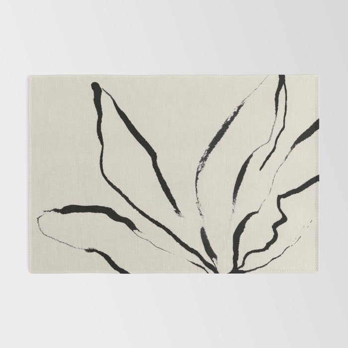 Ink Flower 1 Rug Gallery Image 2
