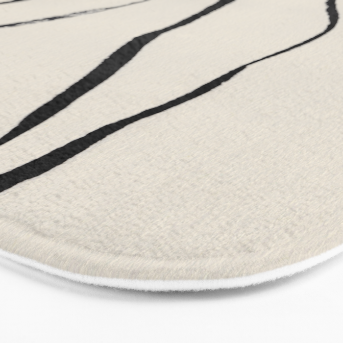 Ink Flower 1 Bath Mat Gallery Image 3