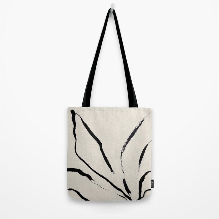 Ink Flower 1 Tote Bag Gallery Image 2