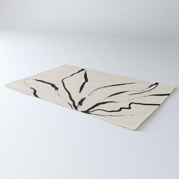 Ink Flower 1 Rug Gallery Image 3