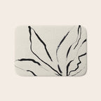 Ink Flower 1 Bath Mat Gallery Image 1