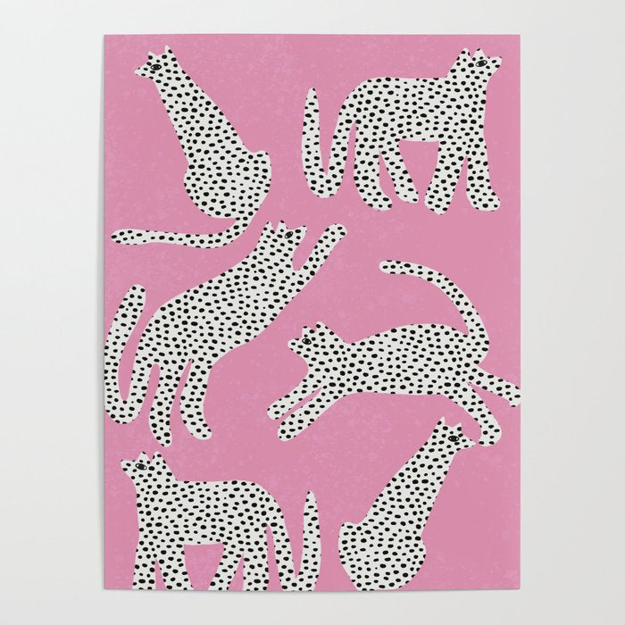 Pink Leopard Poster Gallery Image 4