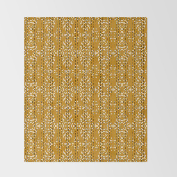 ZOLA KANTHA GOLD Throw Blanket Gallery Image 2