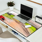 landscape in pastel abstract Desk Mat Gallery Image 2