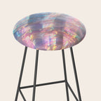 Opal Glow Pearlescent Abstract Stool Gallery Image 2