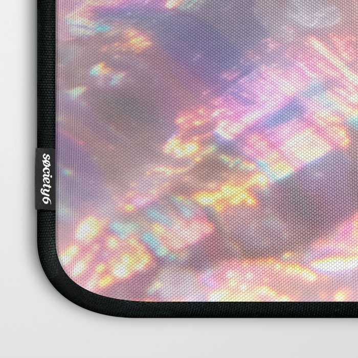 Opal Glow Pearlescent Abstract Laptop Sleeve Gallery Image 3