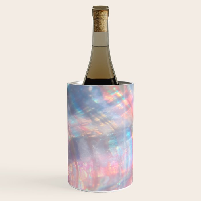 Opal Glow Pearlescent Abstract Wine Chiller Gallery Image 3