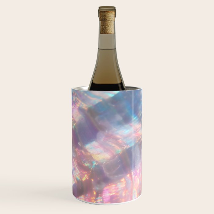 Opal Glow Pearlescent Abstract Wine Chiller Gallery Image 1