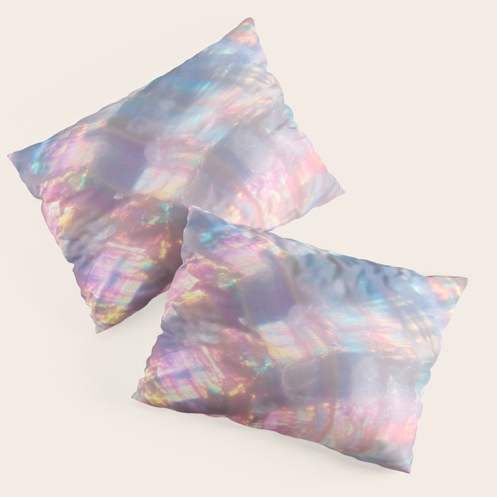 Opal Glow Pearlescent Abstract Pillow Sham Gallery Image 1