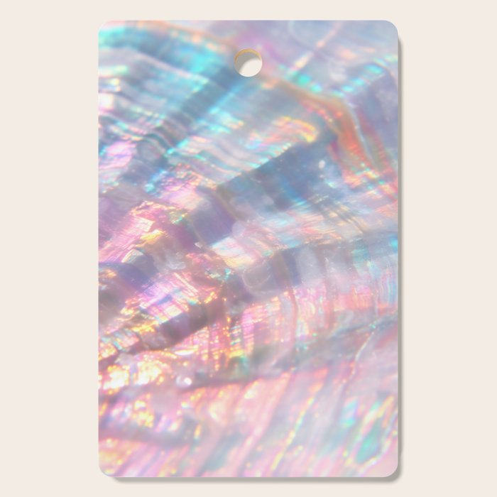 Opal Glow Pearlescent Abstract Cutting Board Gallery Image 1