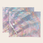 Opal Glow Pearlescent Abstract Placemat Gallery Image 1