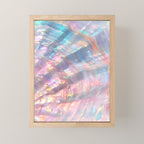 Opal Glow Pearlescent Abstract Mini Art Print Gallery Image 1