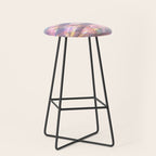 Opal Glow Pearlescent Abstract Stool Gallery Image 1