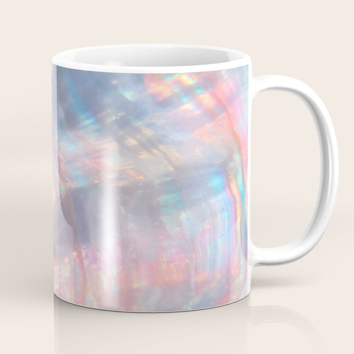 Opal Glow Pearlescent Abstract Coffee Mug Gallery Image 1