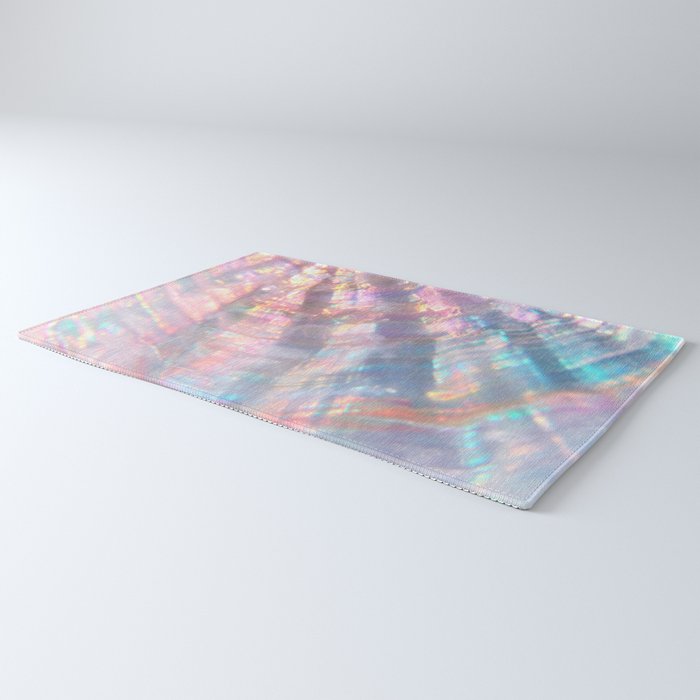 Opal Glow Pearlescent Abstract Rug Gallery Image 3