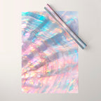 Opal Glow Pearlescent Abstract Wrapping Paper Gallery Image 1
