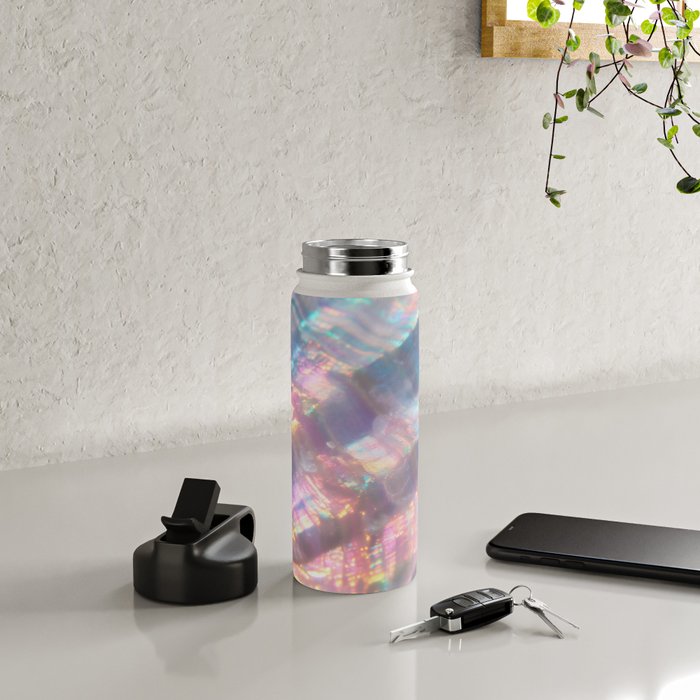Opal Glow Pearlescent Abstract Water Bottle Gallery Image 4