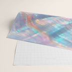 Opal Glow Pearlescent Abstract Wrapping Paper Gallery Image 2