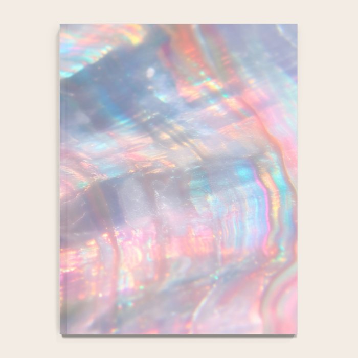 Opal Glow Pearlescent Abstract Notebook Gallery Image 4