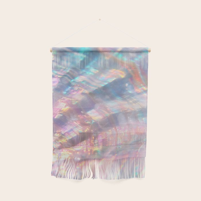 Opal Glow Pearlescent Abstract Wall Hanging Gallery Image 1