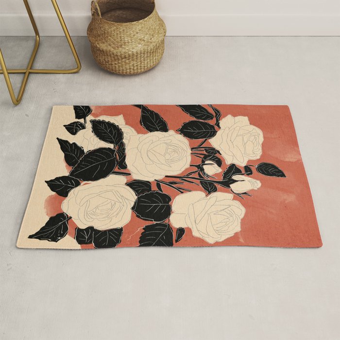 White Roses 4 Rug Gallery Image 1