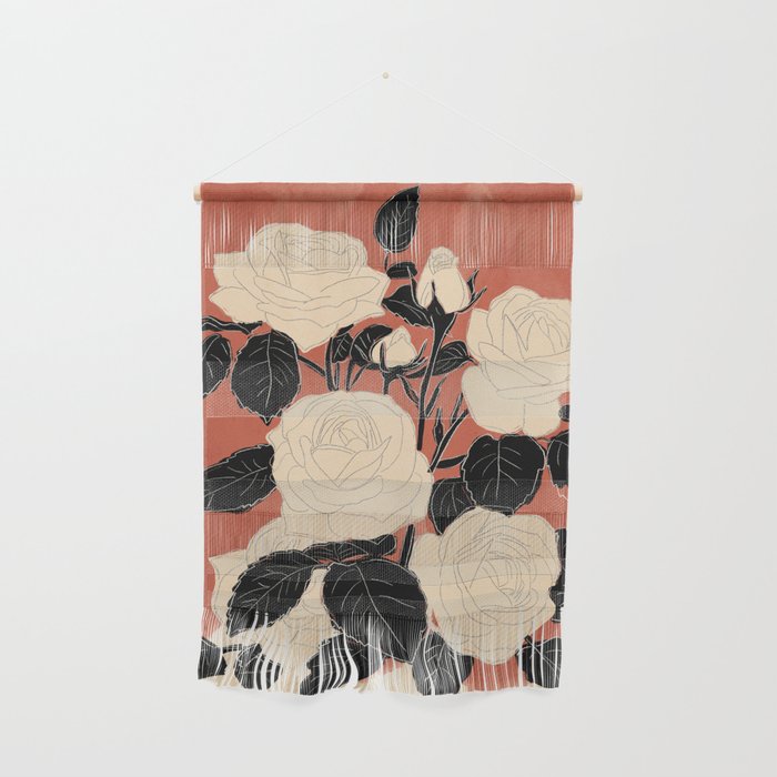 White Roses 4 Wall Hanging Gallery Image 1